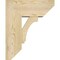 Ekena Millwork Imperial Slat Rough Sawn Bracket w/ Offset Brace, Douglas Fir, 8"W x 18"D x 22"H BKT0806X18X22IMP06RDF - alternate 3